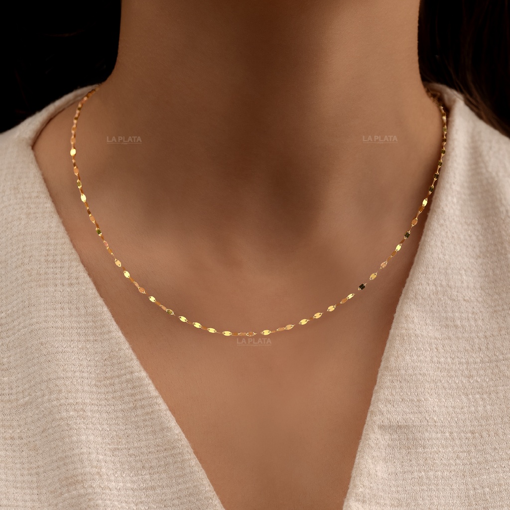 CADENA CRISPETA BRILLANTE LV