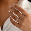 ANILLO ESFERA GEMELA