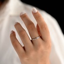 ANILLO ORO BLANCO ALUNA