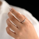 ANILLO ORO BLANCO SUTIL ESPLENDOR