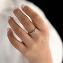 ANILLO ORO BLANCO NUBINA