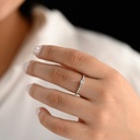 ANILLO ORO BLANCO LINAE