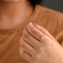 ANILLO CORAZON RANURADO 