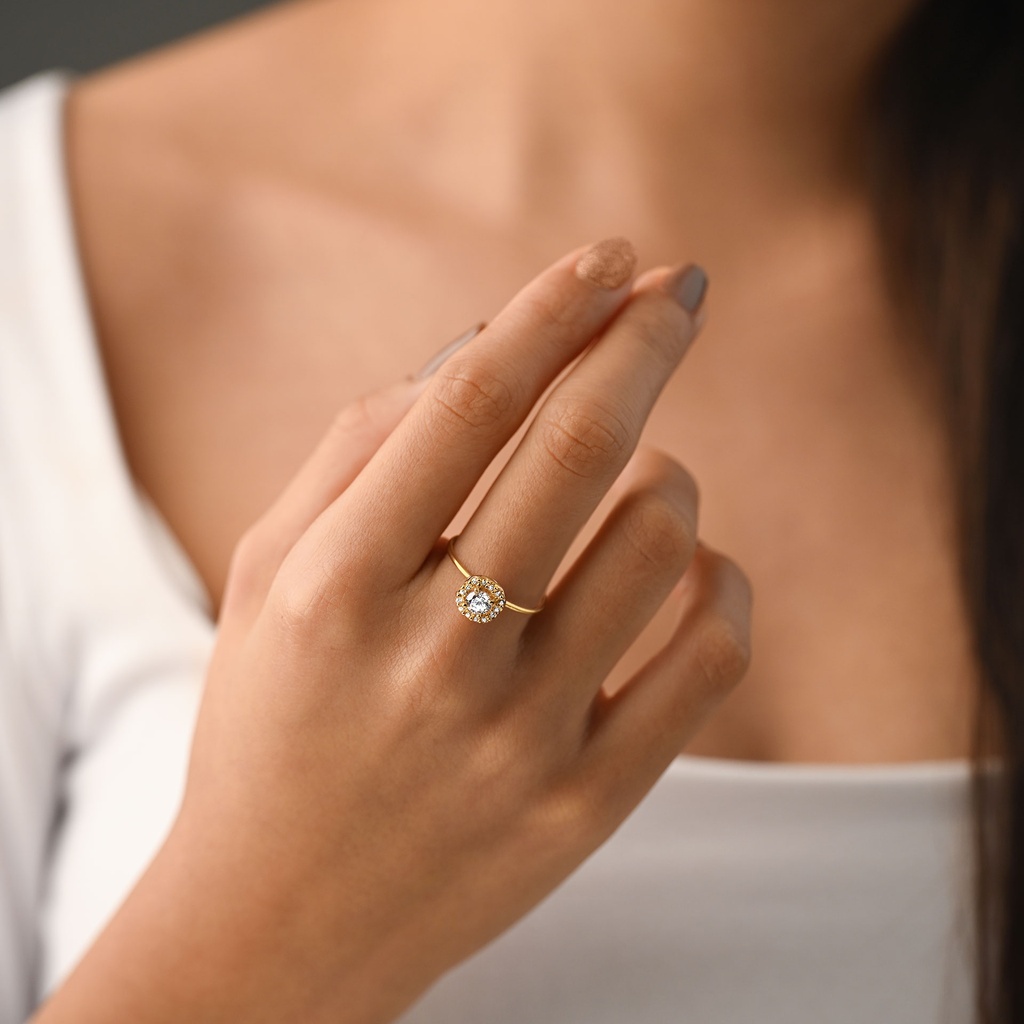 ANILLO CIRCÓN REFLEJO DE CRISTAL