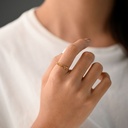 ANILLO SILUETA DE CORAZONES ENLAZADOS