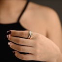 ANILLO LAZOS DE TRES OROS