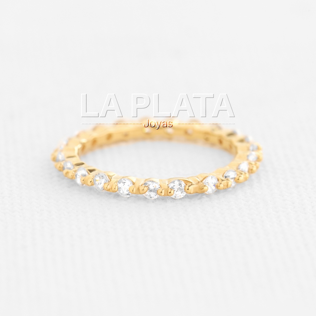 ANILLO ETERNO CIRCONADO 