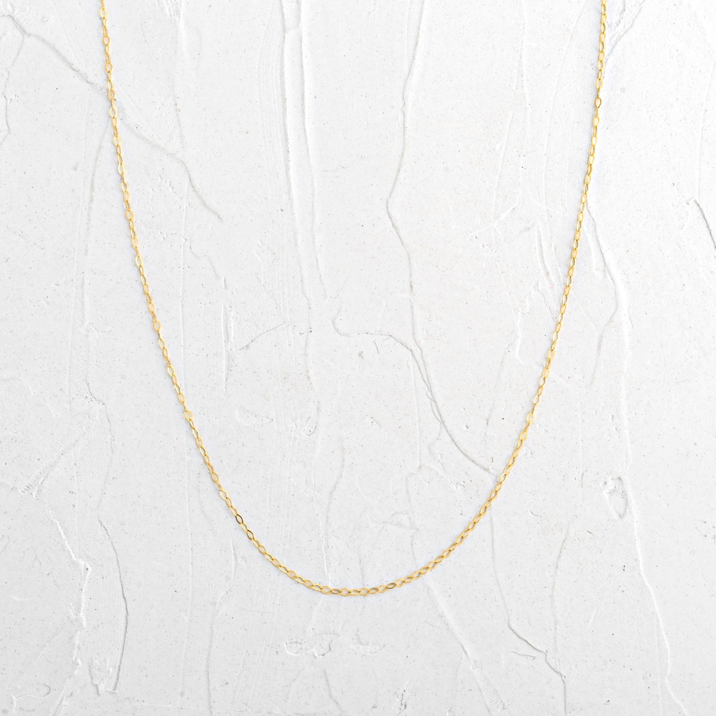 CADENA ESLABON BRILLANTE 50CM