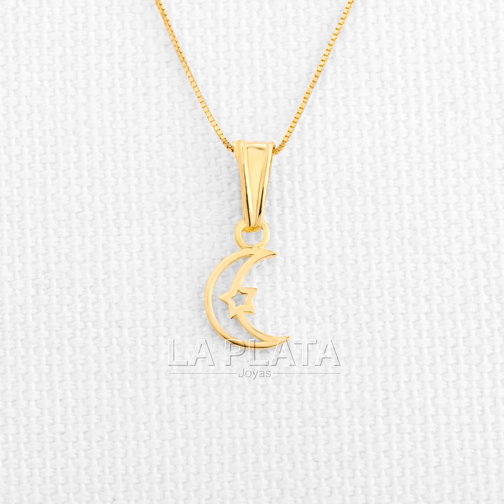 DIJE LUNA Y ESTRELLAS