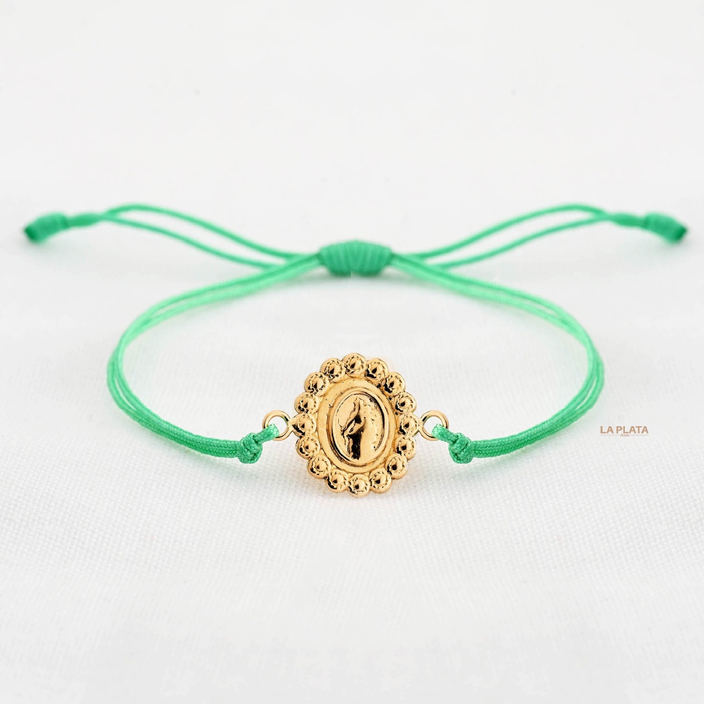 PULSERA VIRGEN MARIA AUXILIADORA PLANA
