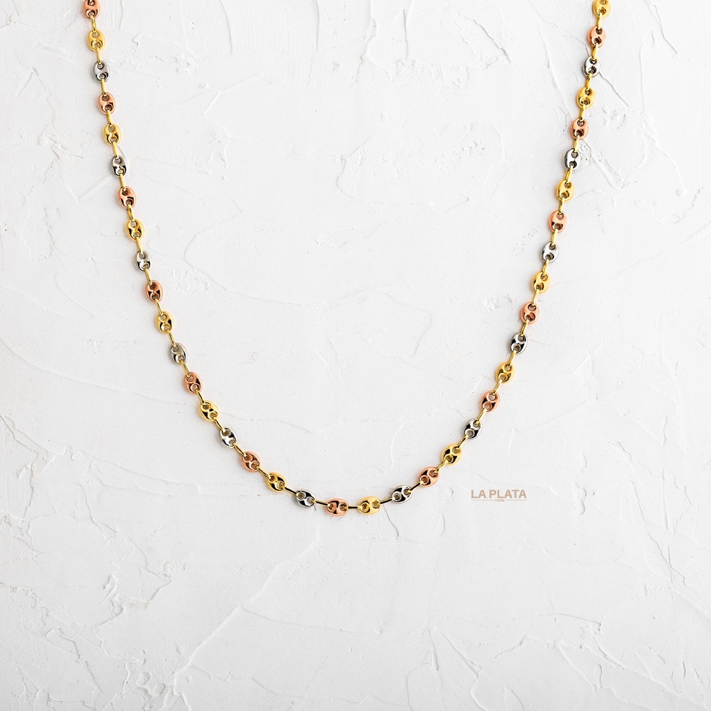 CADENA ESLABON CALIBRE #3 TRES OROS