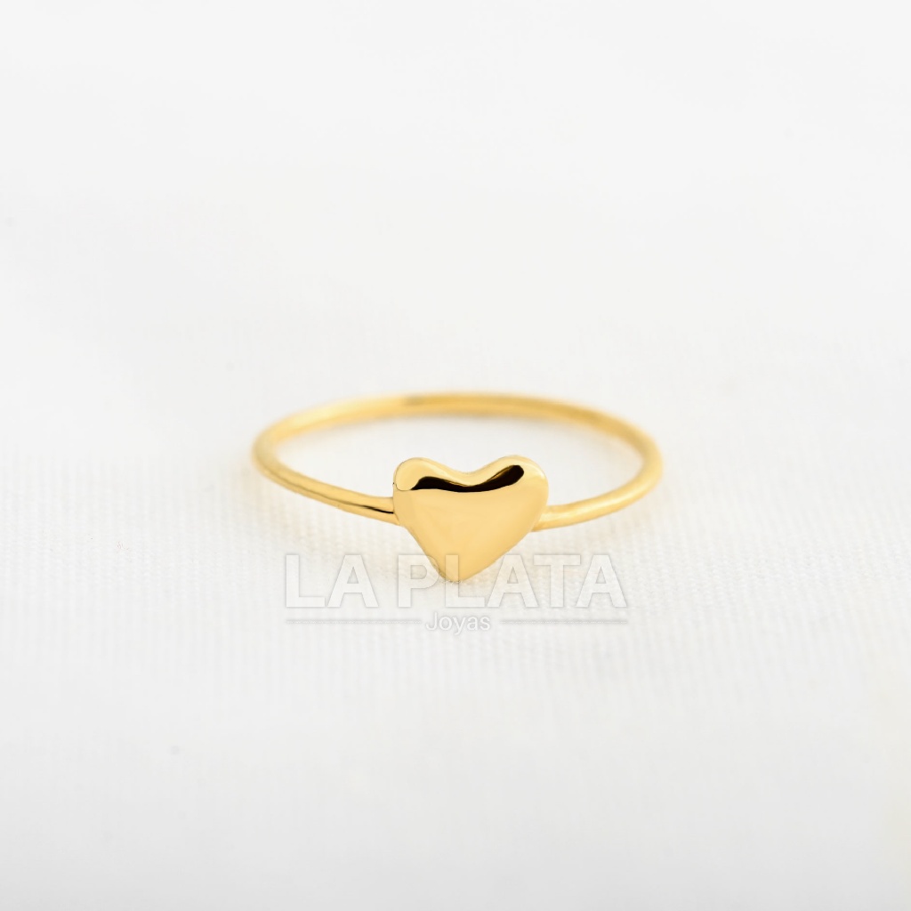ANILLO CORAZÓN LISO SUTIL