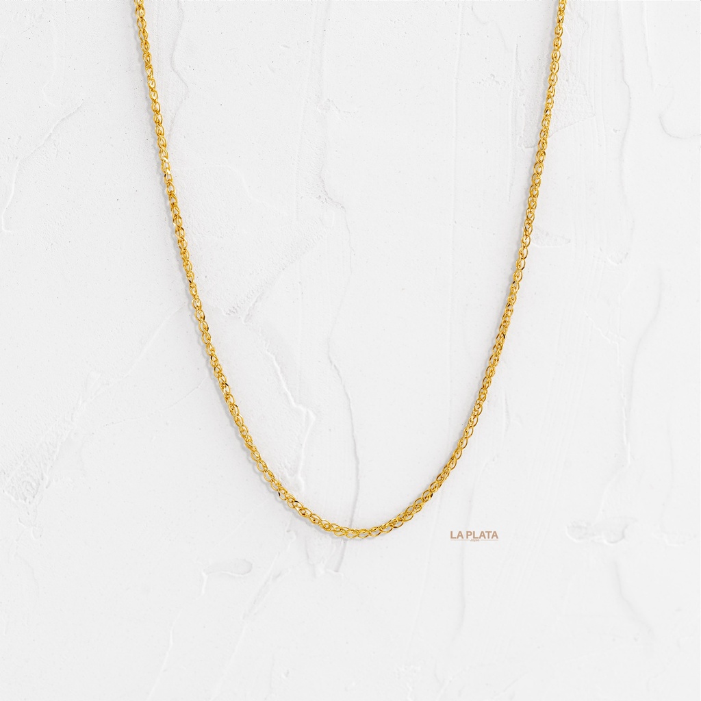 CADENA AROS ENTRELAZADOS 45CM