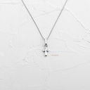 DIJE CRUZ PQ ORO BLANCO