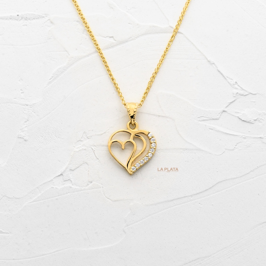 DIJE CORAZONES UNIDOS