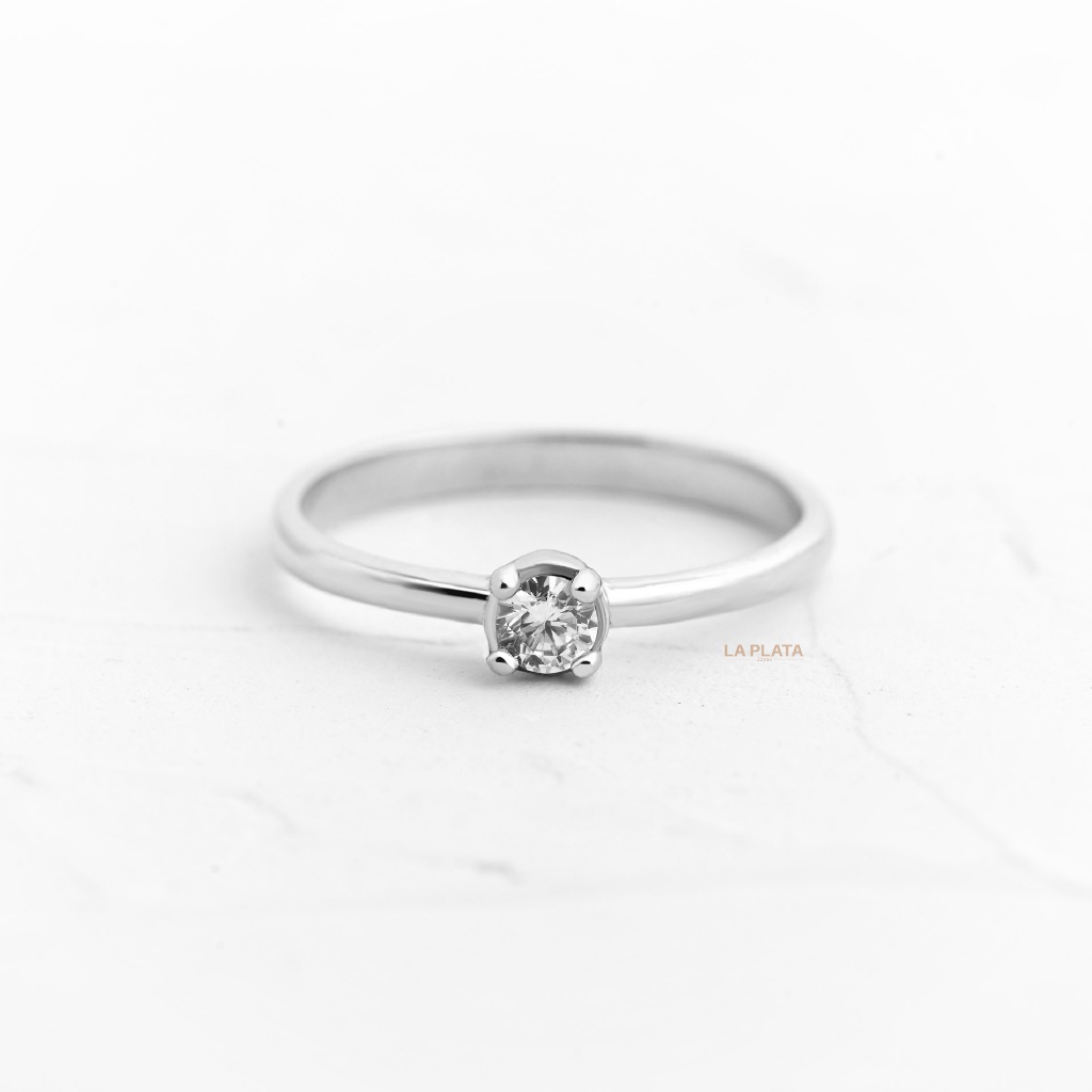 ANILLO ORO BLANCO SUTIL ESPLENDOR