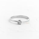 ANILLO ORO BLANCO SUTIL ESPLENDOR