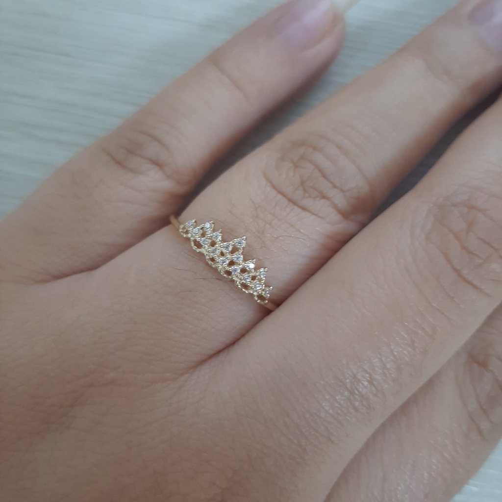 ANILLO 15 CORONA CRISTALINA