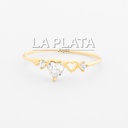 ANILLO CORAZON RANURADO 