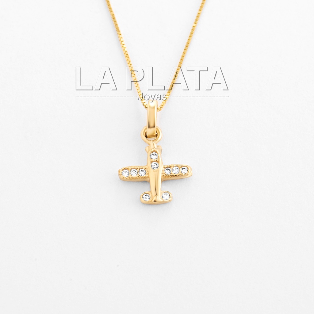 DIJE AVION CIRCONADO 