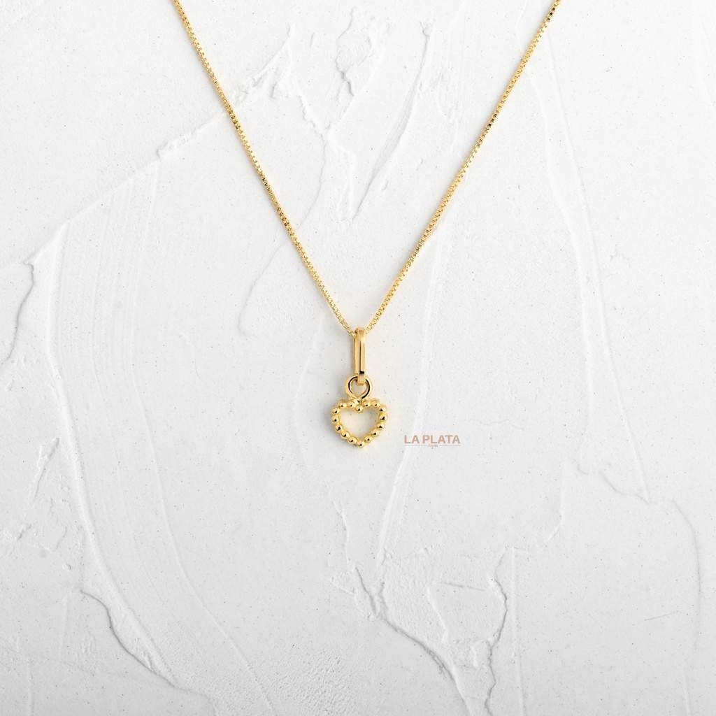 DIJE CORAZON RANURADO PEQUEÑO 