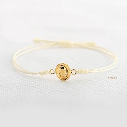 [PH120] PULSERA LA GUADALUPANA PLANA