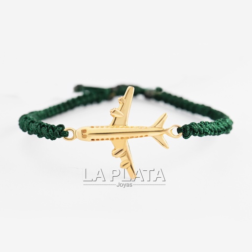 [PH380] PULSERA AVIÓN LISO 