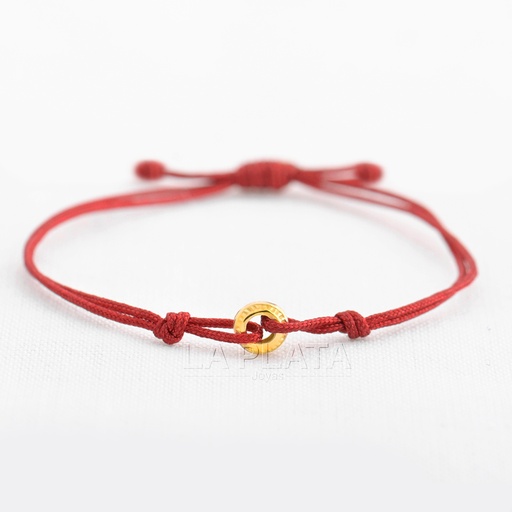 [PH392] PULSERA CÍRCULO RANURADO