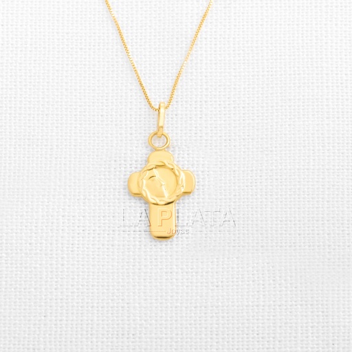 [DN270] DIJE CRUZ CELTA CON DISEÑO 