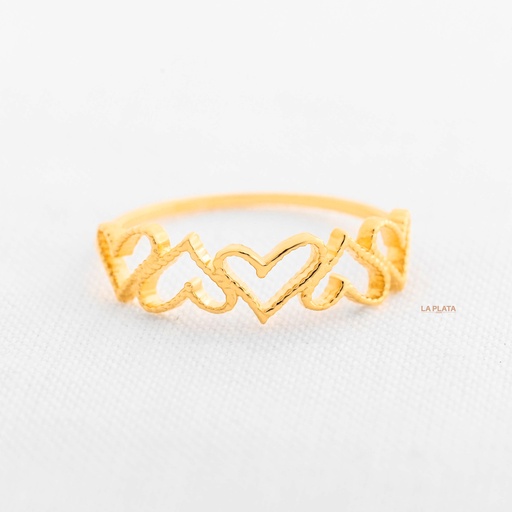 ANILLO CORAZÓN ENLAZADO