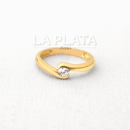 [AN396] ANILLO 2 CAMINOS LISOS