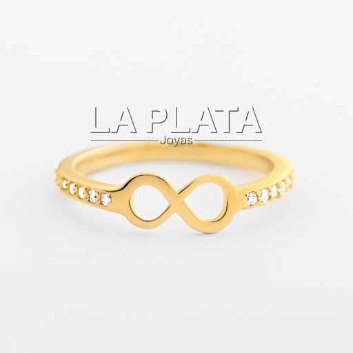 [AN438] ANILLO INFINITO GRUESO CON CIRCONES