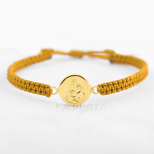 [PH146] PULSERA MARIA AUXILIADO REDONDA LISA