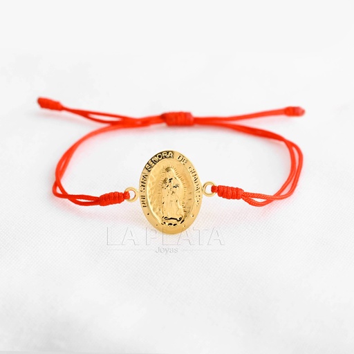 [PH637] PULSERA GUADALUPE PLANA