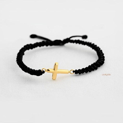 [PH861] PULSERA CRUZ PUNTAS PLANAS