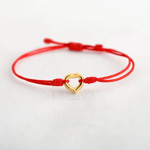 [PH707] PULSERA CORAZON SILUETA PEQUEÑO