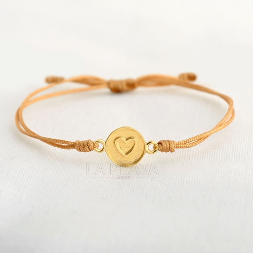 [PH660] PULSERA CORAZÓN REDONDO