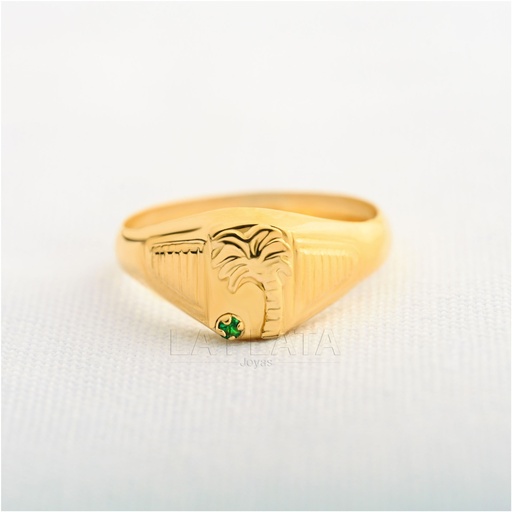 [AN1030] ANILLO HOMBRE PALMERA PQ