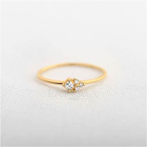 [AN1086] ANILLO CIRCON TRONO DE CRISTAL