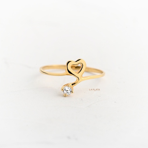 [AN1283] ANILLO CORAZON CIRCON INARI