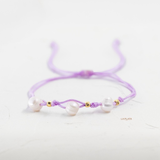 [PH1086] PULSERA DE HILO NUDOS BRILLANTES