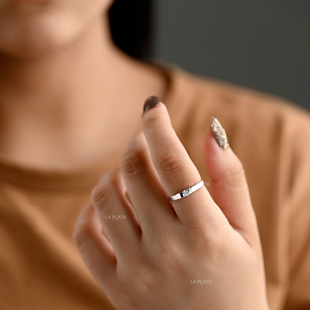 ANILLO ORO BLANCO ESENCIA CALIDA