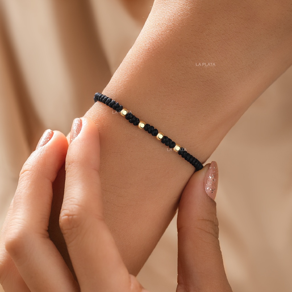 PULSERA CON 4 BALINES