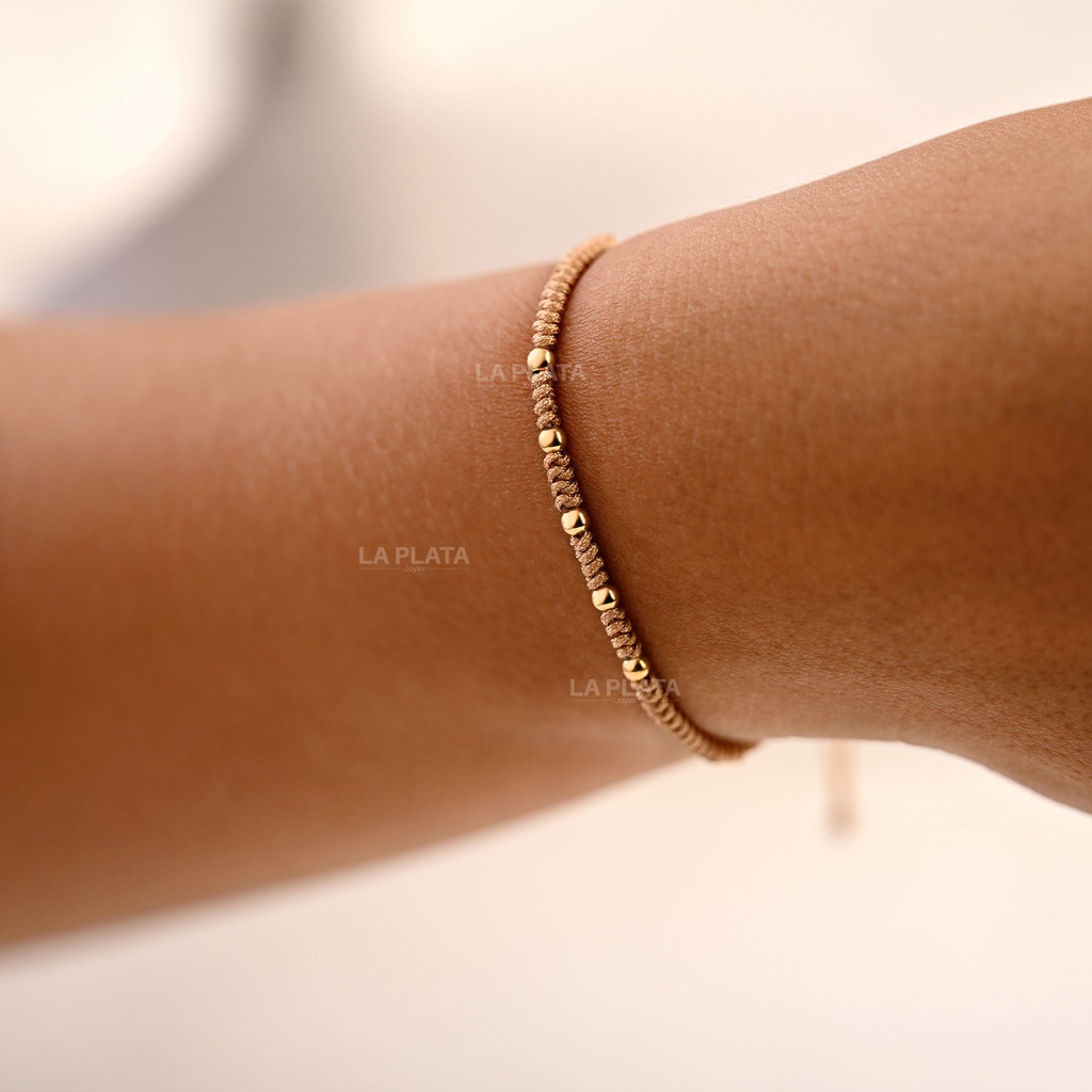PULSERA CON 5 BALINES