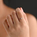 ANILLO ORO BLANCO NACIENTE