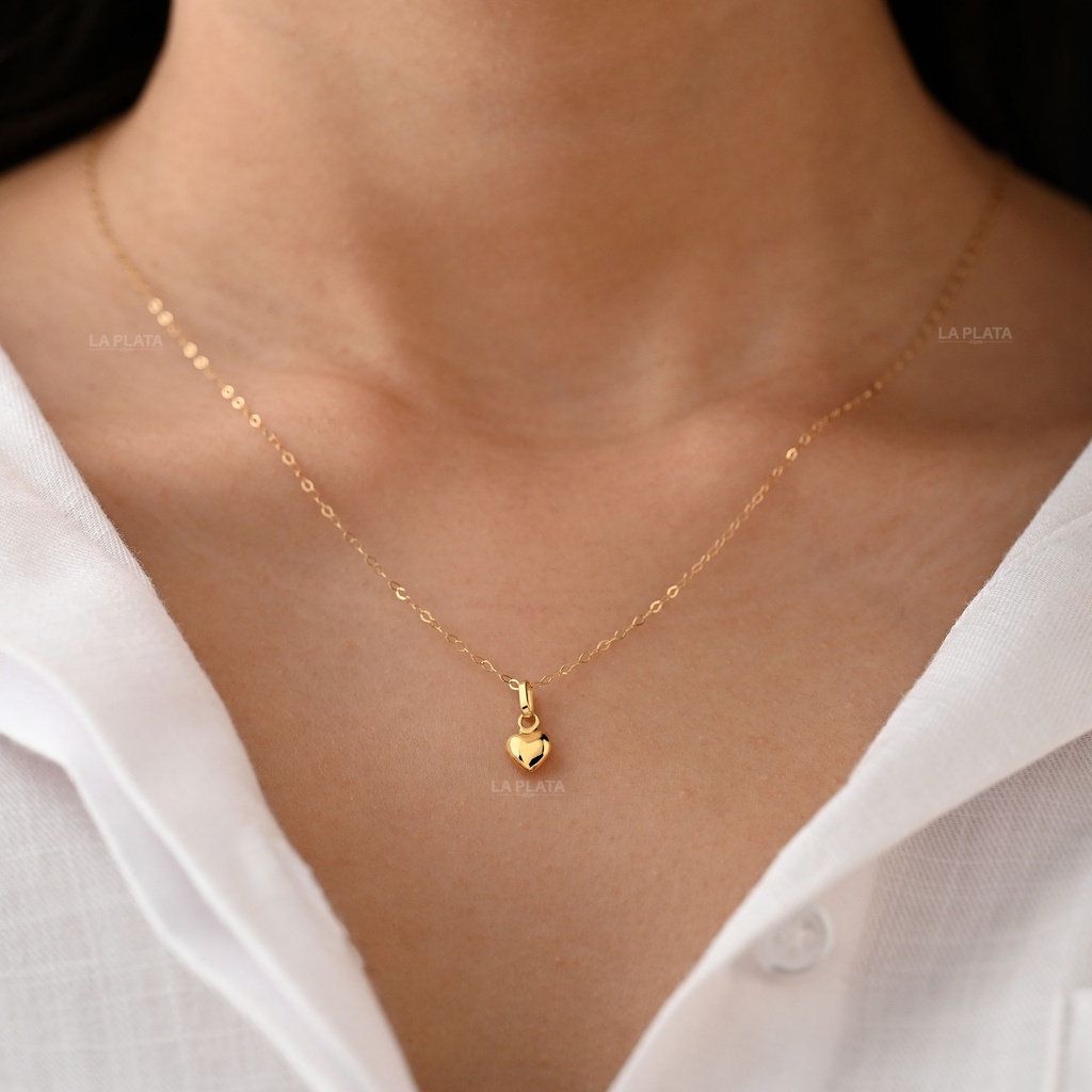 DIJE CORAZON LISO PQUEÑO