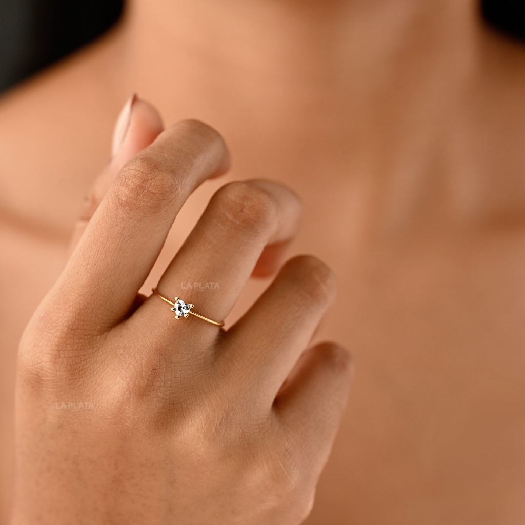 ANILLO HALO DE CORAZON