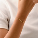 PULSERA ITALIANA PLANA DLGD