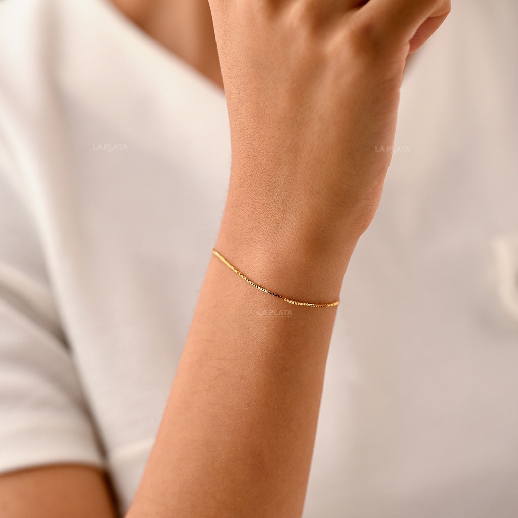 PULSERA ITALIANA TEJIDO VENECIANA