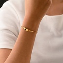 PULSERA NACIONAL PLACA CORAZON